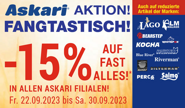 15% auf fast ALLES!