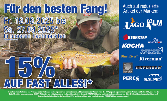 15% auf fast ALLES!