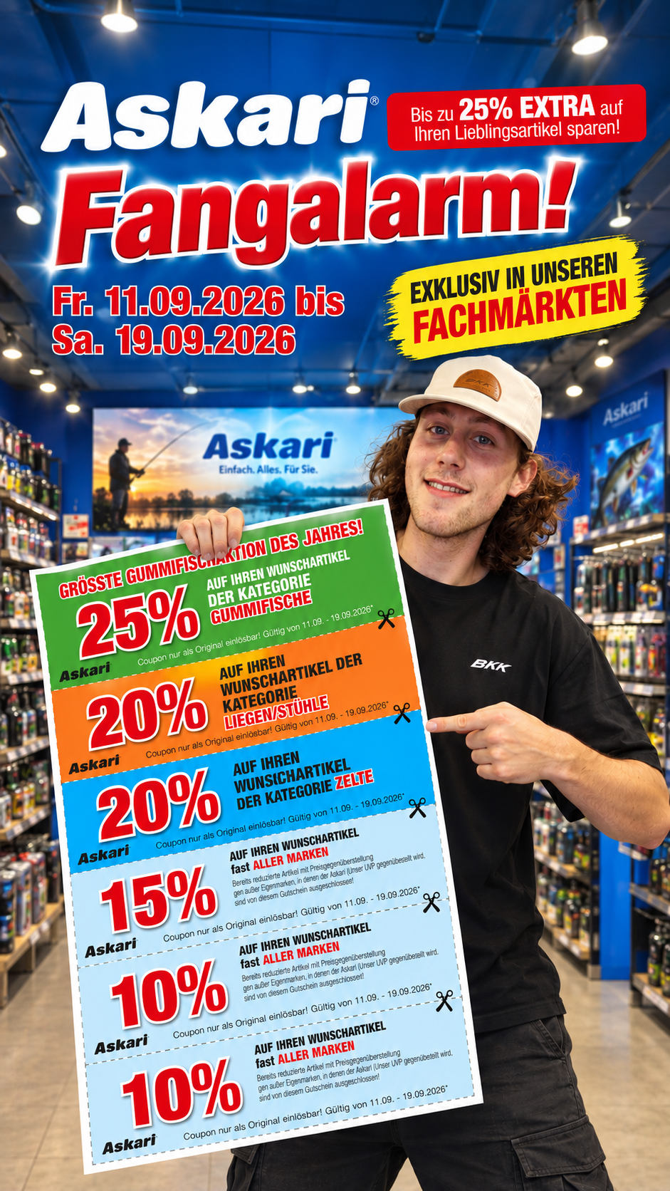 BIS ZU 25% EXTRA
